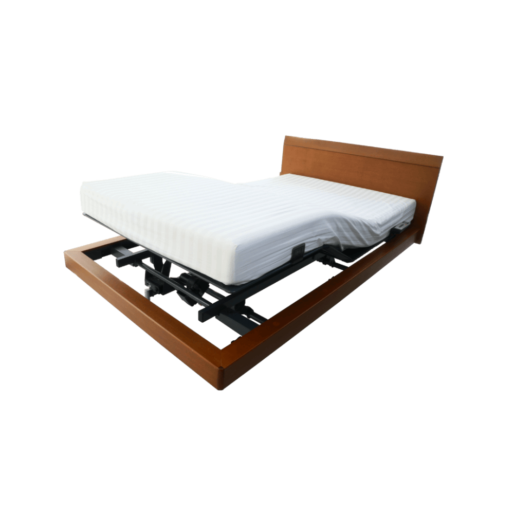 เตียงผู้ป่วยไฟฟ้า PARAMOUNT BED รุ่น Intime 7000 สี ไม้ พร้อมที่นอน รุ่น SMART SLEEP
